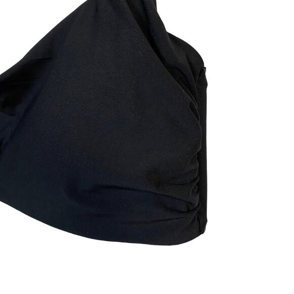 Athleta Square Neck Bra Cup Black Bikini Top Size 40D/DD - Picture 6 of 10